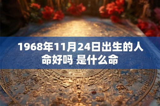 1968年11月24日出生的人命好吗 是什么命 1968年11月24日出生的人命好吗 是什么命