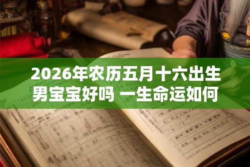 2026年农历五月十六出生男宝宝好吗 一生命运如何