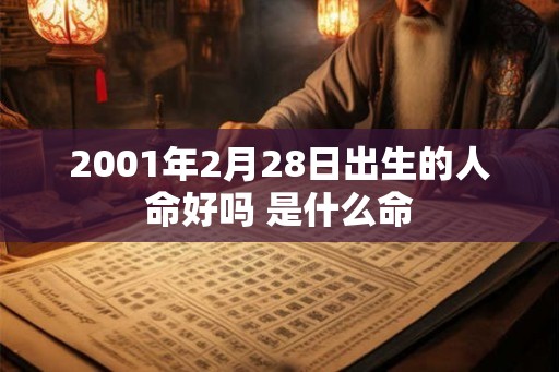 2001年2月28日出生的人命好吗 是什么命