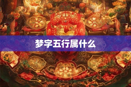 梦字五行属什么
