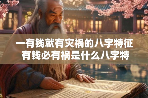 一有钱就有灾祸的八字特征 有钱必有祸是什么八字特征