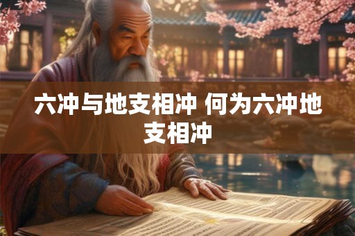 六冲与地支相冲 何为六冲地支相冲