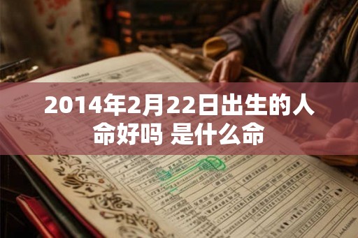 2014年2月22日出生的人命好吗 是什么命