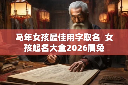 马年女孩最佳用字取名  女孩起名大全2026属兔
