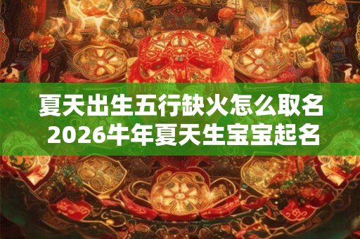 夏天出生五行缺火怎么取名 2026牛年夏天生宝宝起名