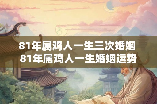 81年属鸡人一生三次婚姻 81年属鸡人一生婚姻运势