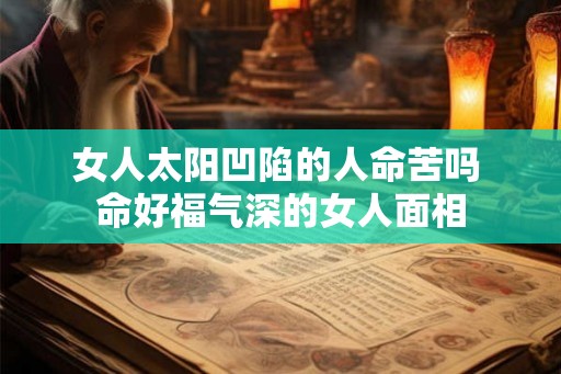 女人太阳凹陷的人命苦吗 命好福气深的女人面相