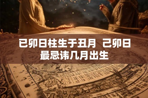 已卯日柱生于丑月  己卯日最忌讳几月出生