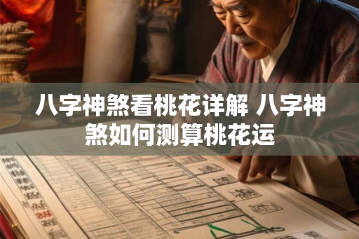 八字神煞看桃花详解 八字神煞如何测算桃花运