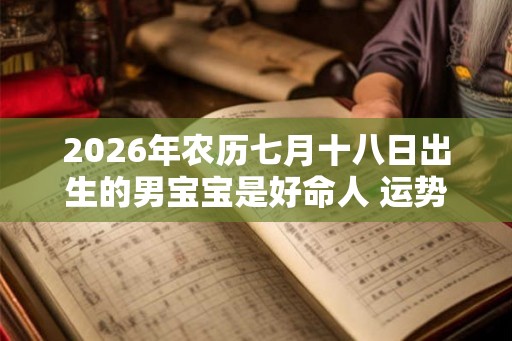 2026年农历七月十八日出生的男宝宝是好命人 运势详解