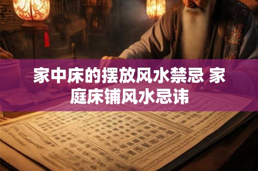 家中床的摆放风水禁忌 家庭床铺风水忌讳