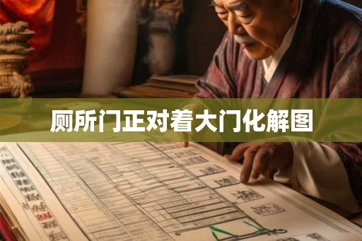 厕所门正对着大门化解图