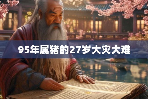 95年属猪的27岁大灾大难