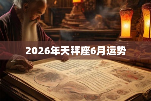 2026年天秤座6月运势