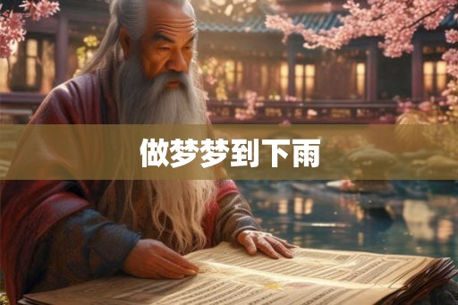 做梦梦到下雨
