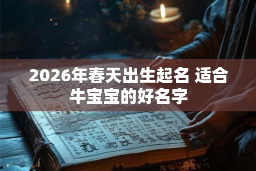 2026年春天出生起名 适合牛宝宝的好名字