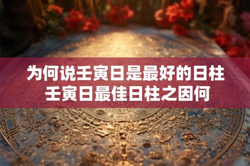 为何说壬寅日是最好的日柱 壬寅日最佳日柱之因何 为何说壬寅日是最好的日柱 壬寅日最佳日柱之因何