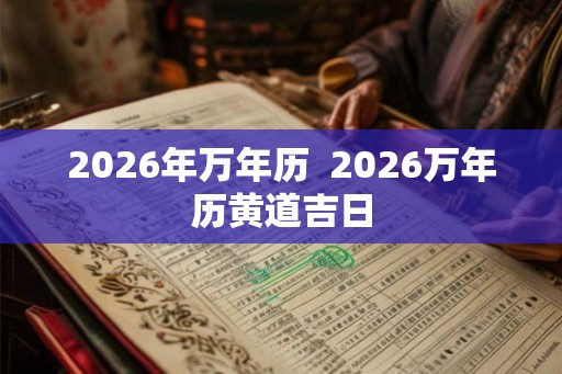 2026年万年历  2026万年历黄道吉日
