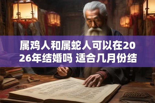 属鸡人和属蛇人可以在2026年结婚吗 适合几月份结婚