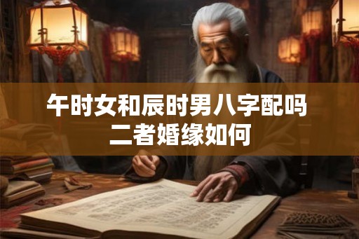 午时女和辰时男八字配吗 二者婚缘如何 午时女和辰时男八字配吗 二者婚缘如何
