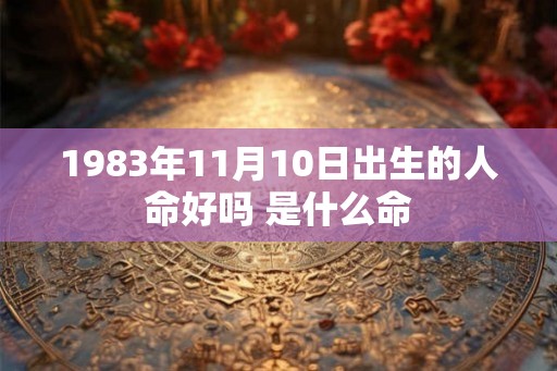 1983年11月10日出生的人命好吗 是什么命