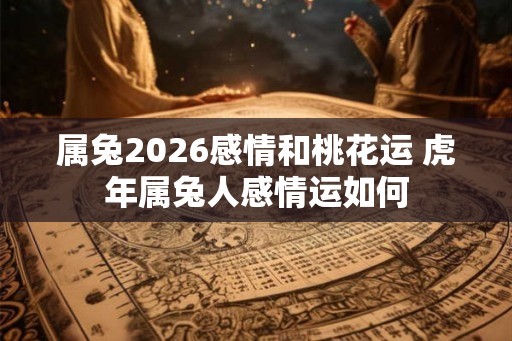 属兔2026感情和桃花运 虎年属兔人感情运如何