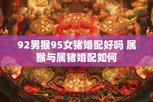 92男猴95女猪婚配好吗 属猴与属猪婚配如何