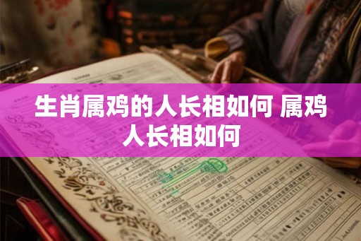 生肖属鸡的人长相如何 属鸡人长相如何 生肖属鸡的人长相如何 属鸡人长相如何