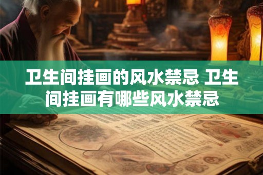 卫生间挂画的风水禁忌 卫生间挂画有哪些风水禁忌