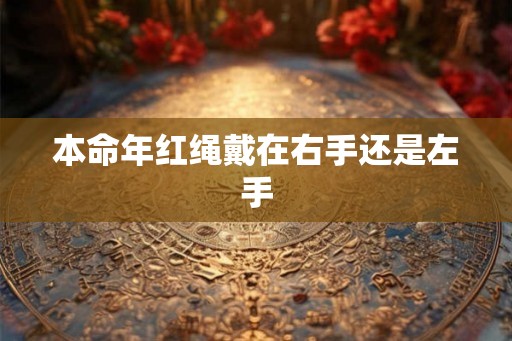 本命年红绳戴在右手还是左手