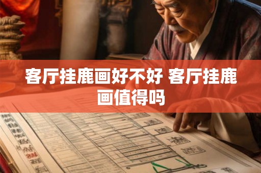 客厅挂鹿画好不好 客厅挂鹿画值得吗