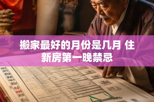 搬家最好的月份是几月 住新房第一晚禁忌 搬家最好的月份是几月 住新房第一晚禁忌