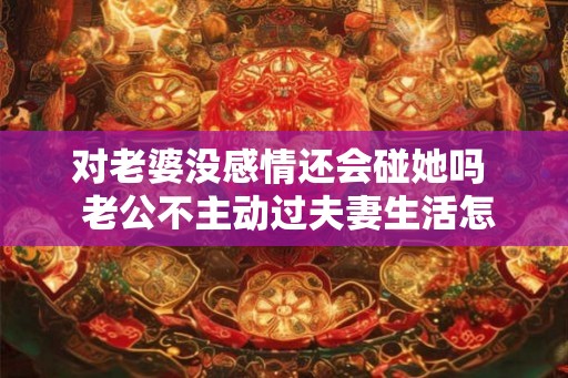 对老婆没感情还会碰她吗  老公不主动过夫妻生活怎么沟通
