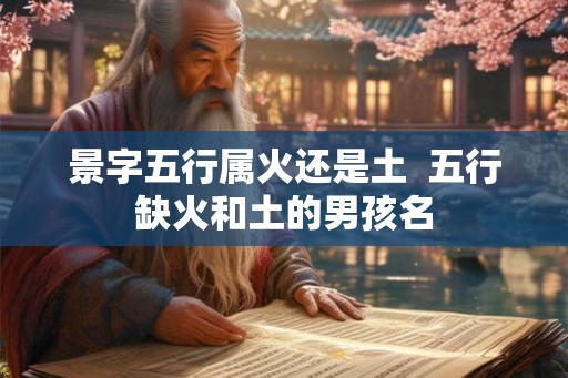 景字五行属火还是土  五行缺火和土的男孩名