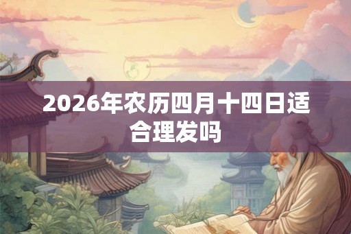 2026年农历四月十四日适合理发吗