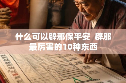 什么可以辟邪保平安  辟邪最厉害的10种东西