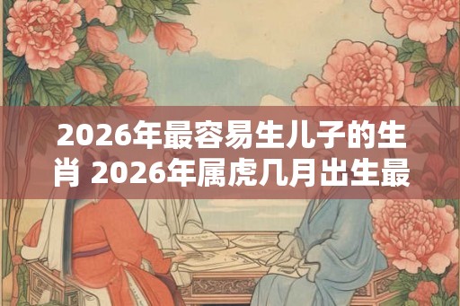 2026年最容易生儿子的生肖 2026年属虎几月出生最好