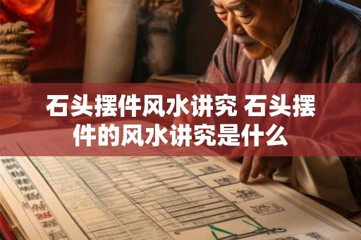 石头摆件风水讲究 石头摆件的风水讲究是什么