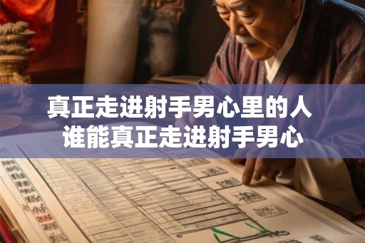 真正走进射手男心里的人 谁能真正走进射手男心