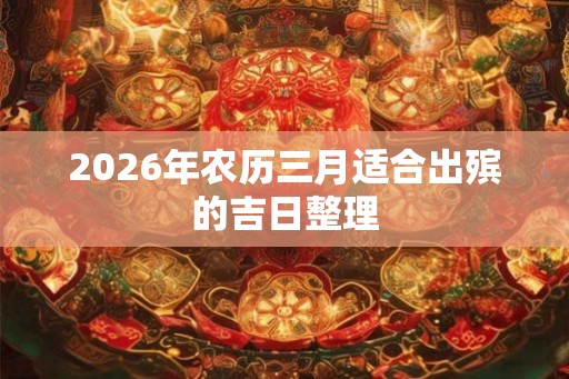 2026年农历三月适合出殡的吉日整理