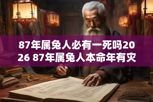 87年属兔人必有一死吗2026 87年属兔人本命年有灾注意事项 87年属兔人必有一死吗2026 87年属兔人本命年有灾注意事项