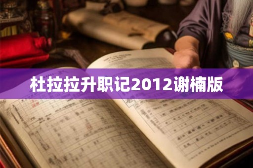 杜拉拉升职记2012谢楠版