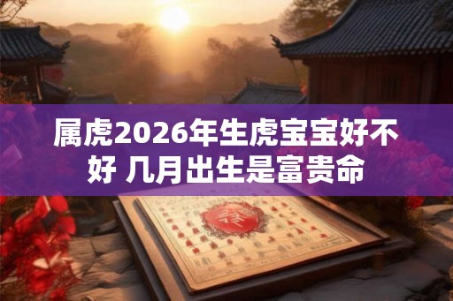 属虎2026年生虎宝宝好不好 几月出生是富贵命