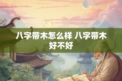 八字带木怎么样 八字带木好不好