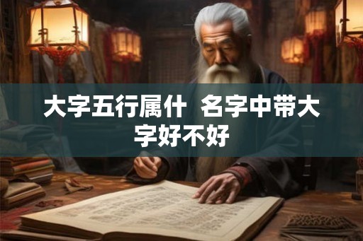 大字五行属什 名字中带大字好不好 大字五行属什 名字中带大字好不好