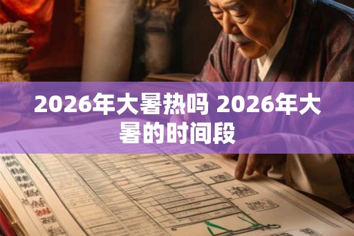 2026年大暑热吗 2026年大暑的时间段