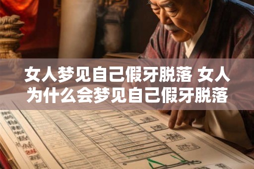 女人梦见自己假牙脱落 女人为什么会梦见自己假牙脱落