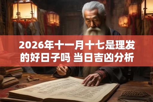 2026年十一月十七是理发的好日子吗 当日吉凶分析