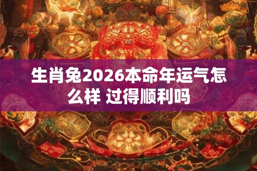 生肖兔2026本命年运气怎么样 过得顺利吗