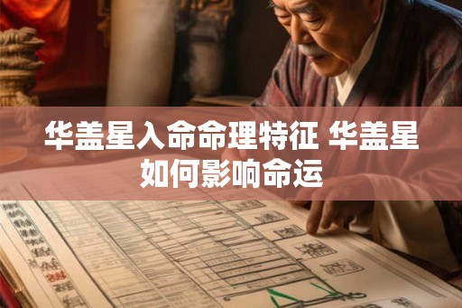 华盖星入命命理特征 华盖星如何影响命运